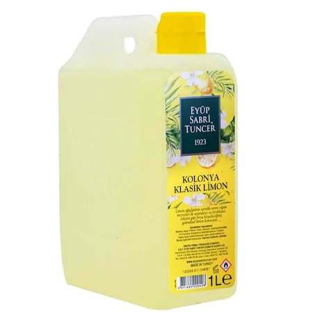 E.S.T. Kolonya 1000ml Limon Beyaz Süzgeçli