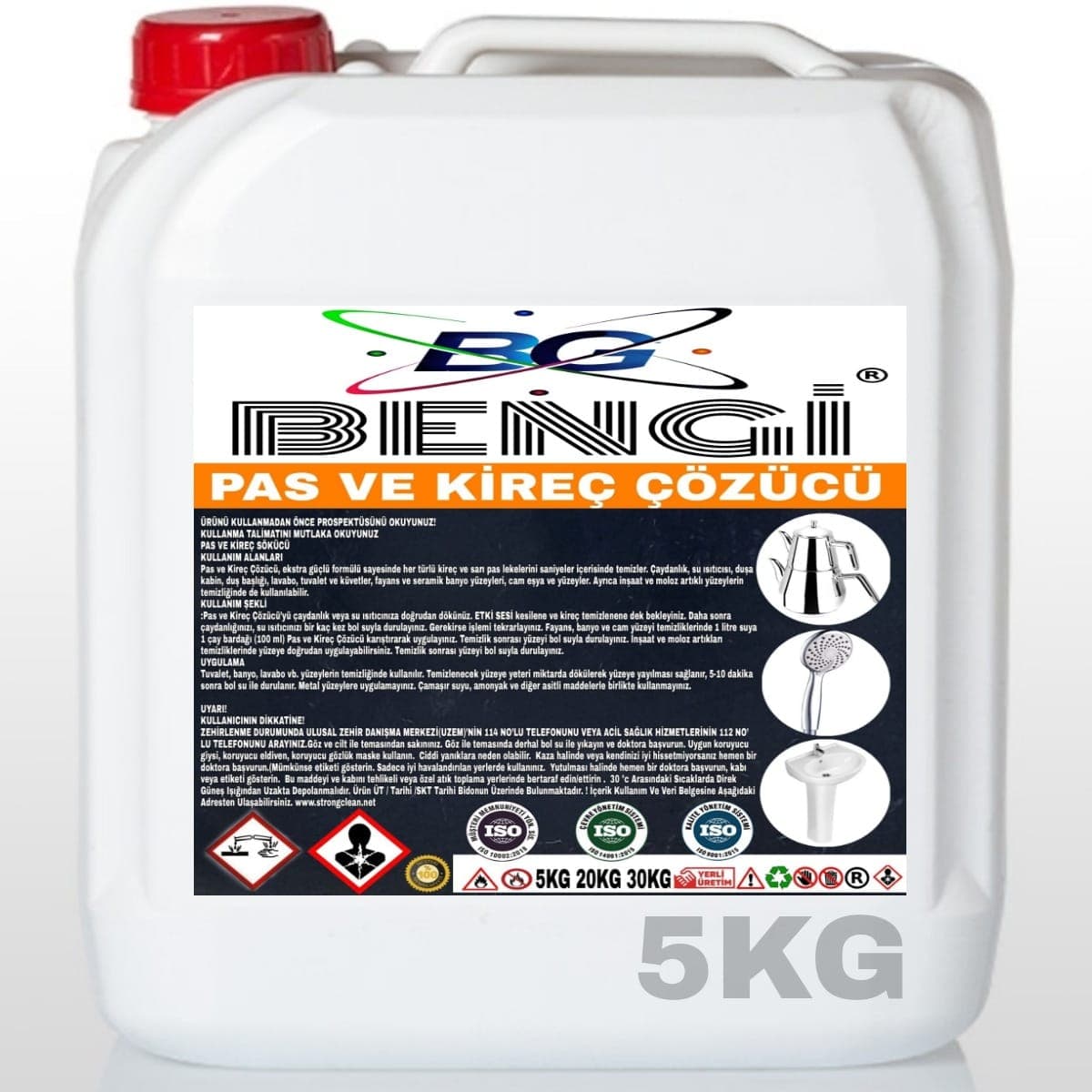 Ritm Kireç Ve Pas Çözücü 5 KG