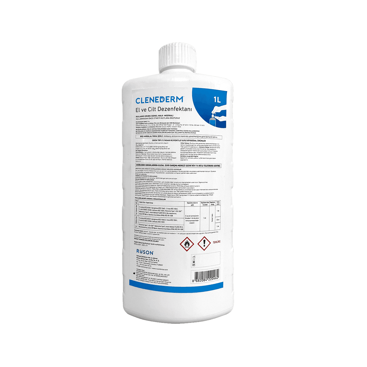 Clenederm Alkol Bazlı El Hijyeni 5 lt
