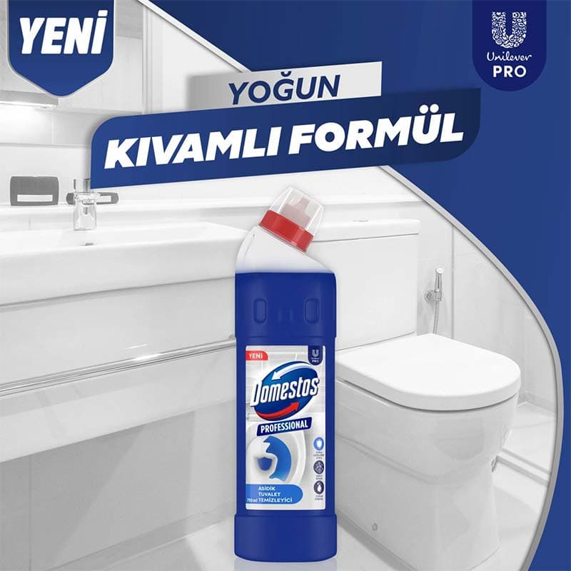 Domestos Pro Tuvalet Temizleyici Asidik 750 ml