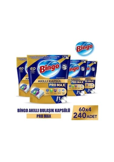 Bingo Akıllı Kapsül Max Bulaşık Mak. Tableti 60lı