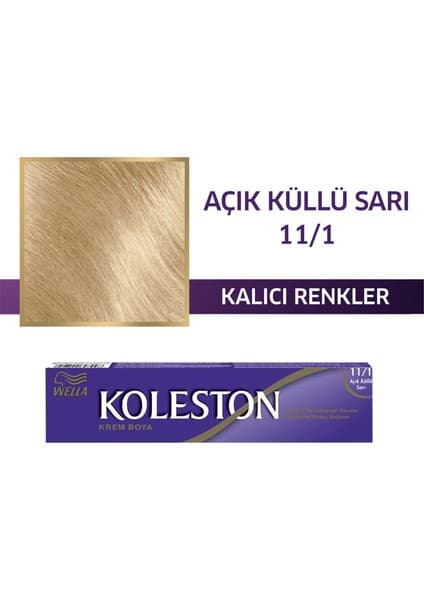 Koleston Single 11/1 Açık Küllü Sarı *72