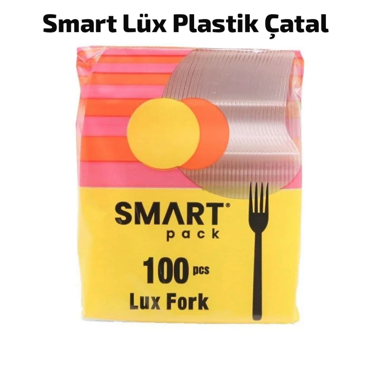 Plastik Çatal Lüx 100Lü