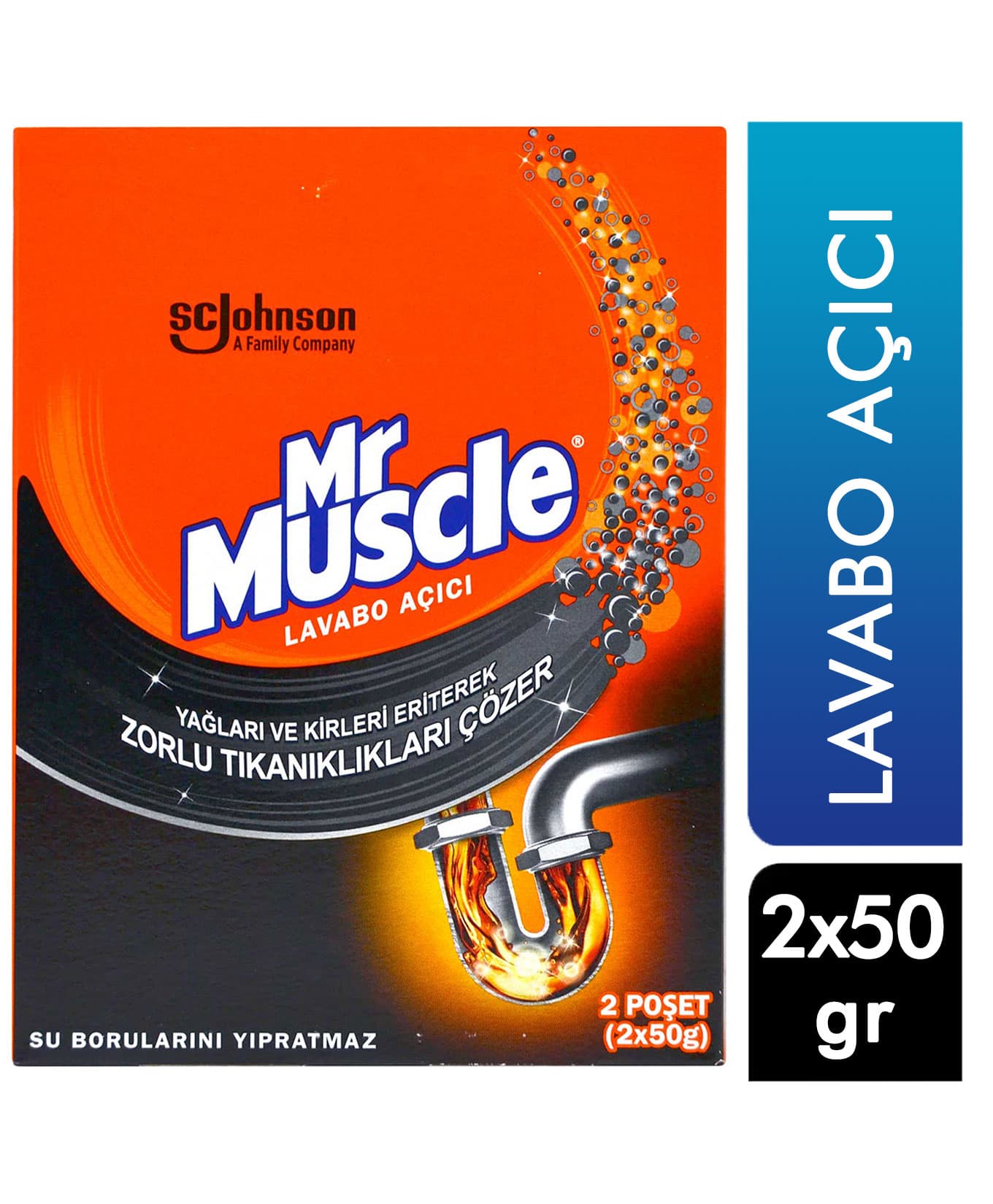 Market Mr. Muscle Lavabo Açıcı Toz 50 Gr