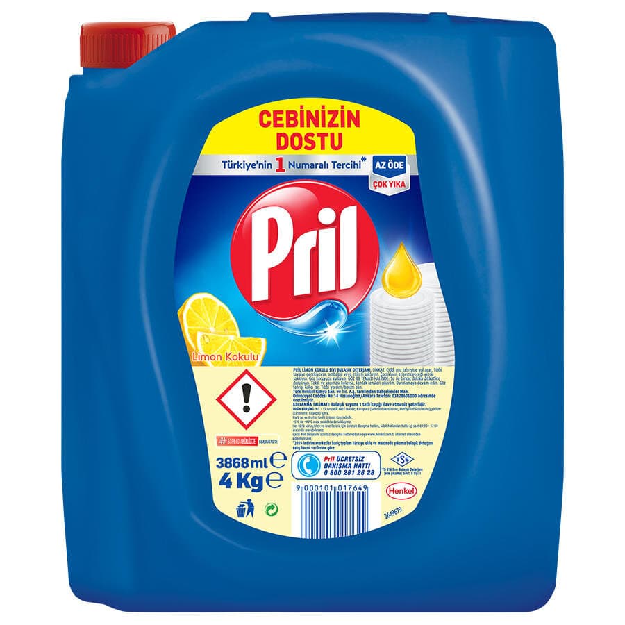 Pril Bulaşık Deterjanı 4 Kg.