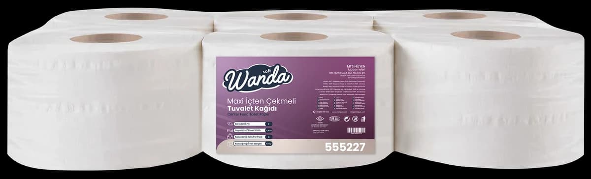 Maxi Cimri Tuvalet Kağıdı 5 kg 185 m, 6'lı Paket