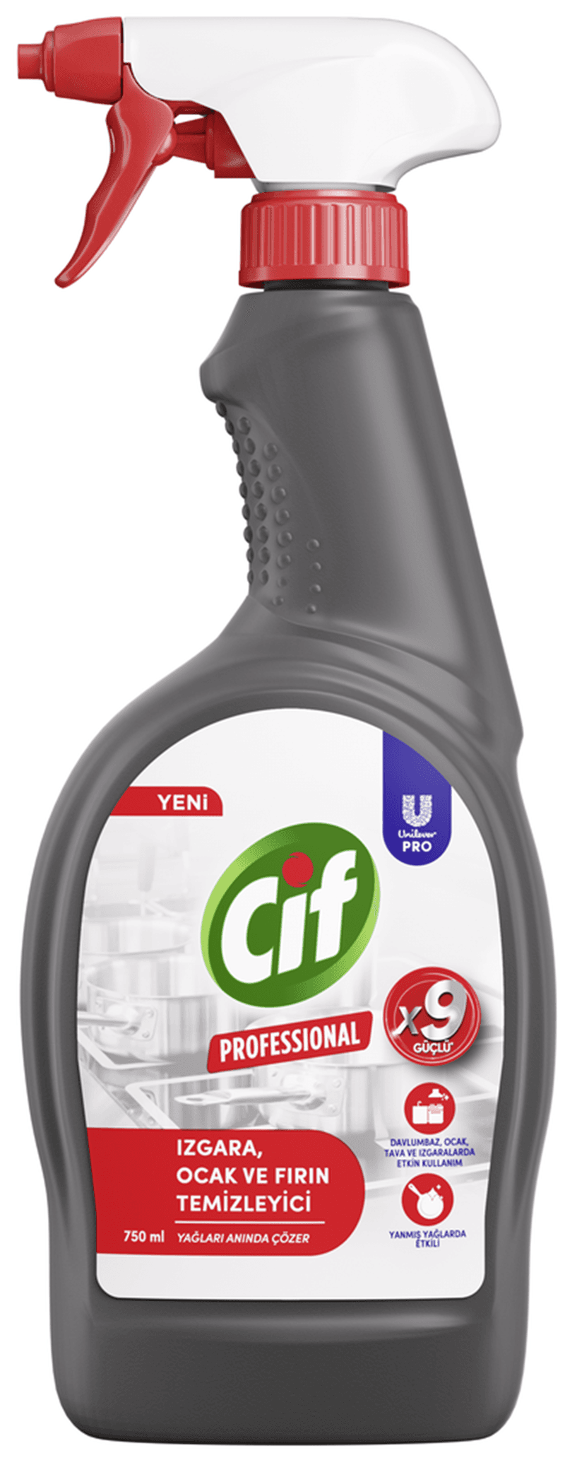 Cif Pro Izgara Ocak Fırın Temizleyici 750 ml