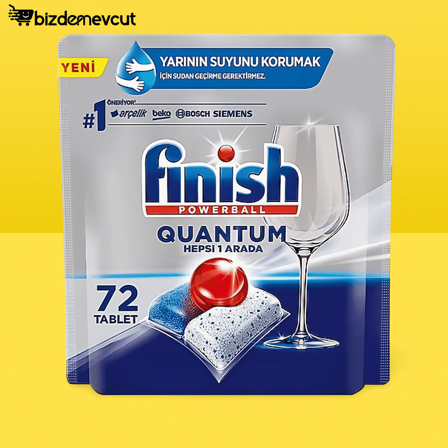 Finish Calgonıt Quantum Tablet 72 Li