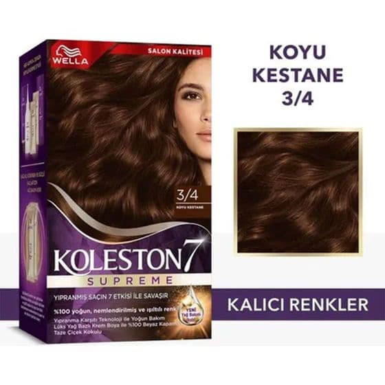 Koleston Supreme Kit 3/4 Koyu Kestane *18