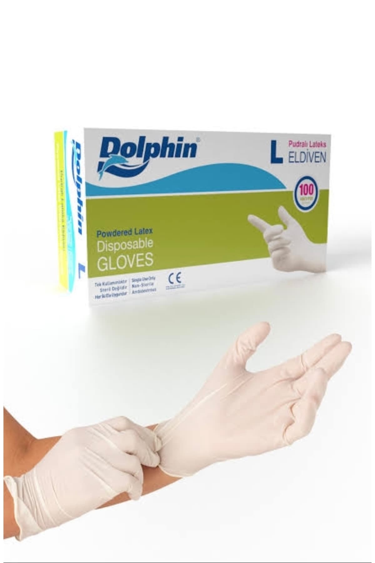 Mua.Eldiveni Dolphin Pudralı (L)
