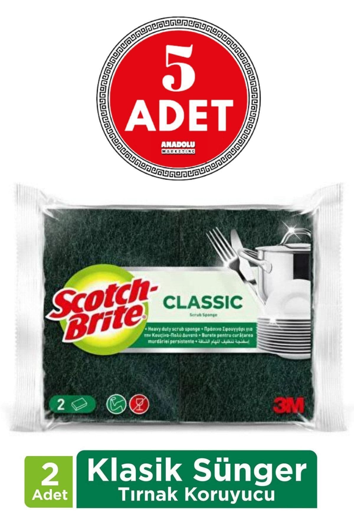 Sünger Bulaşık Eev Tipi Scotch Brite