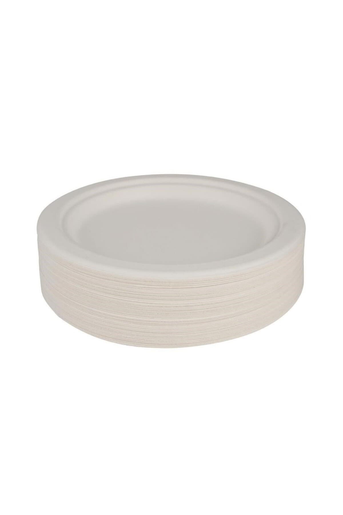 Karton Tabak 18cm Yuvarlak ( 1Paket:50Adet)