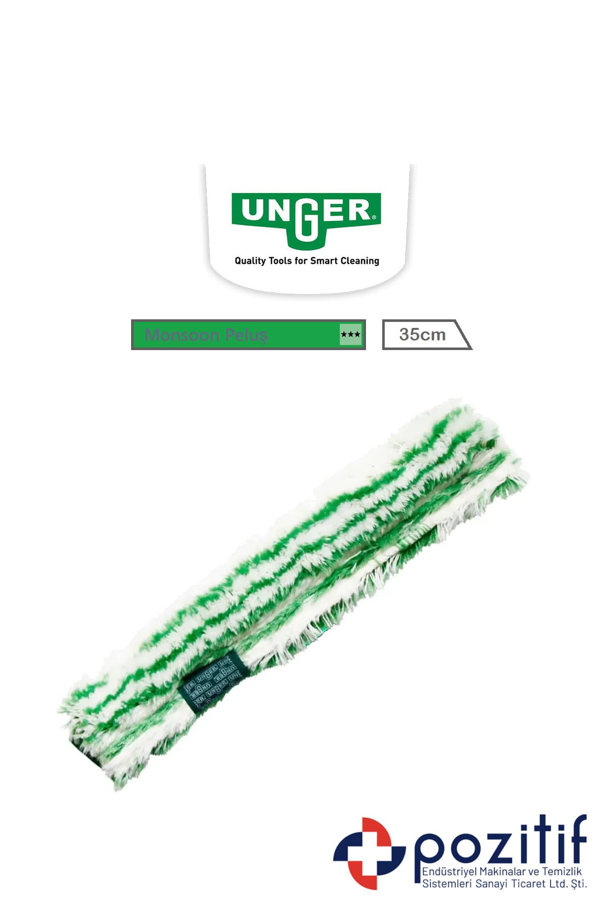 UNGER MS450 CAM PELUŞ YEDEK (ZEBRA) 35 CM