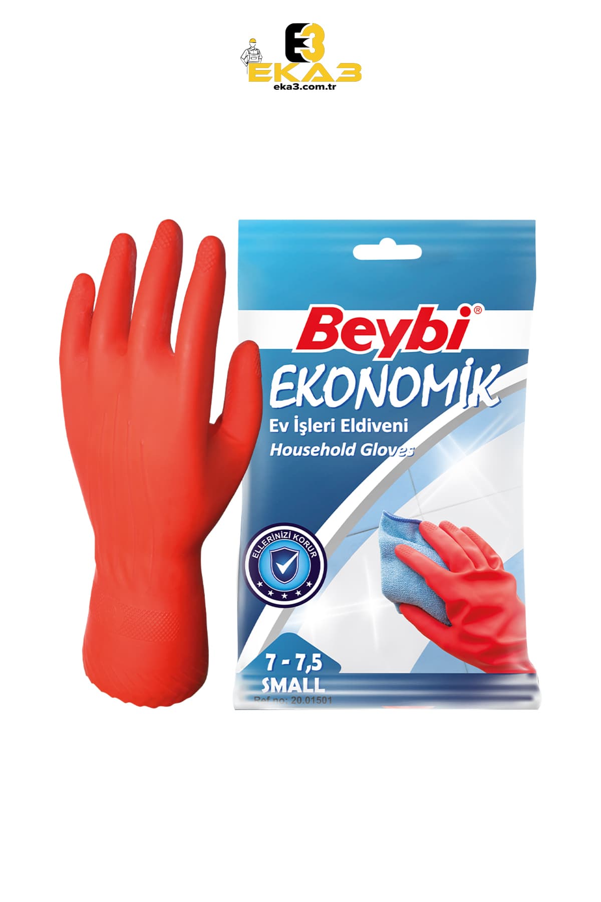 Bulaşık Eldiveni Beybi Kırmızı (L)