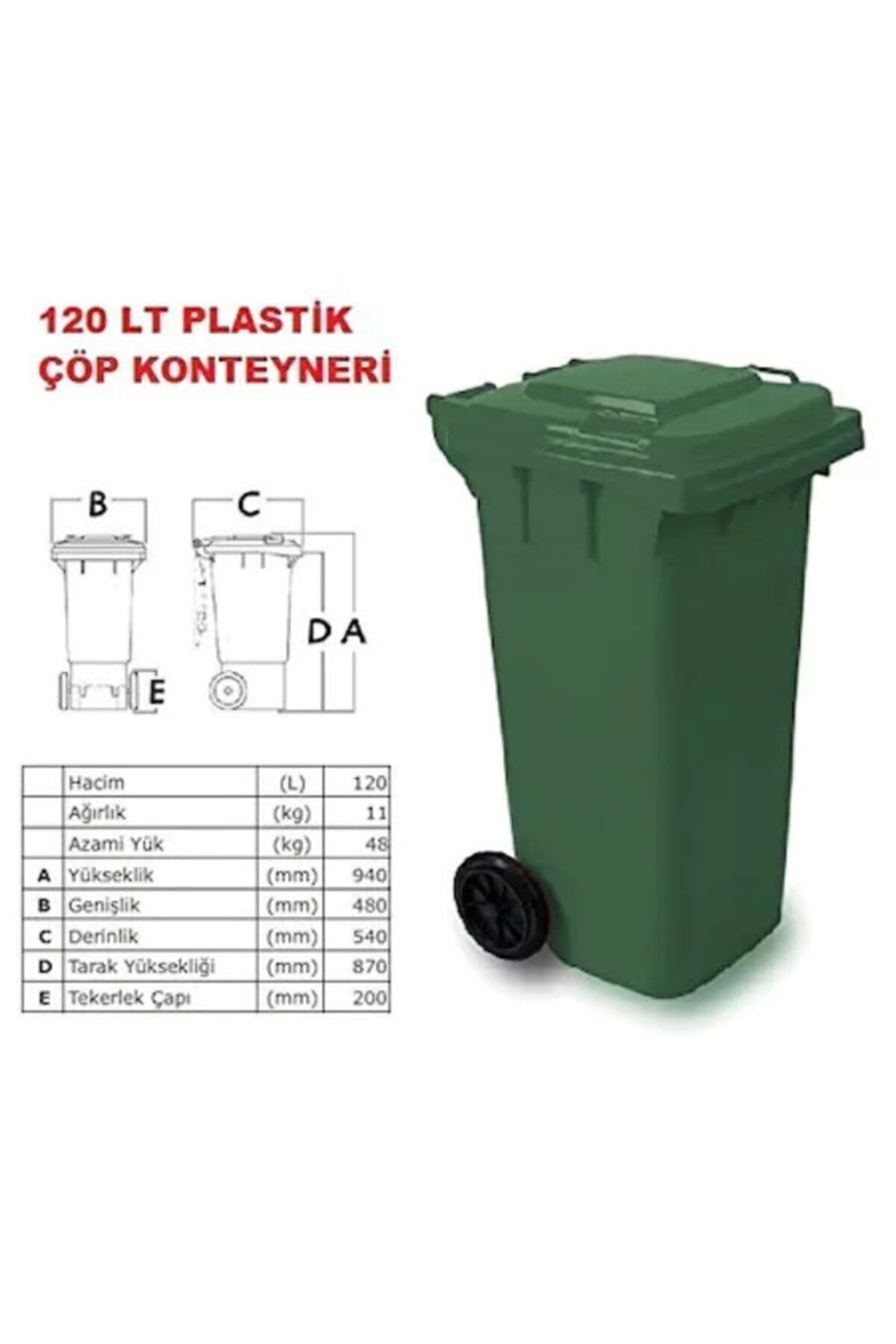 KONTEYNER 120 LT RENKLI