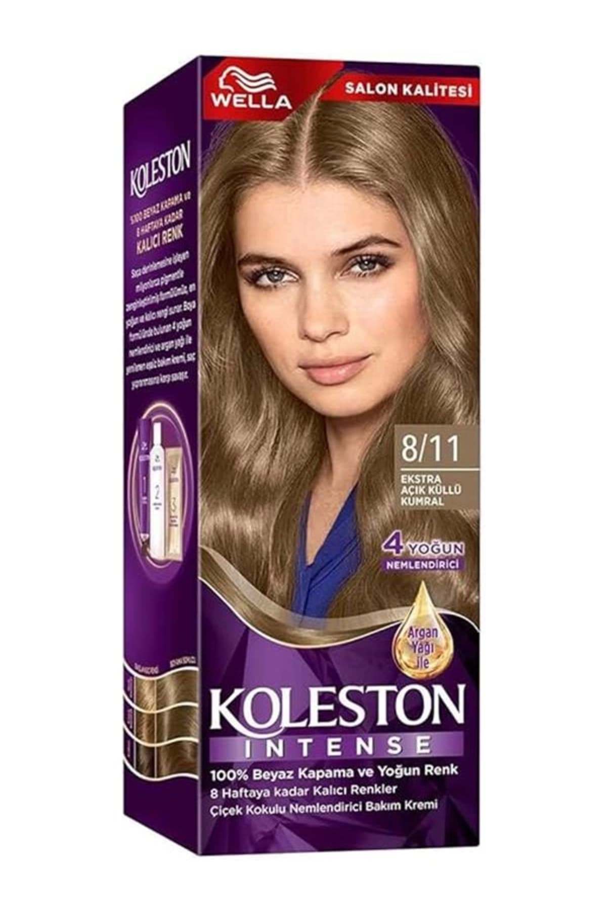 Koleston Intense 8/11 Ekstra Açık Küllü Kumral *24