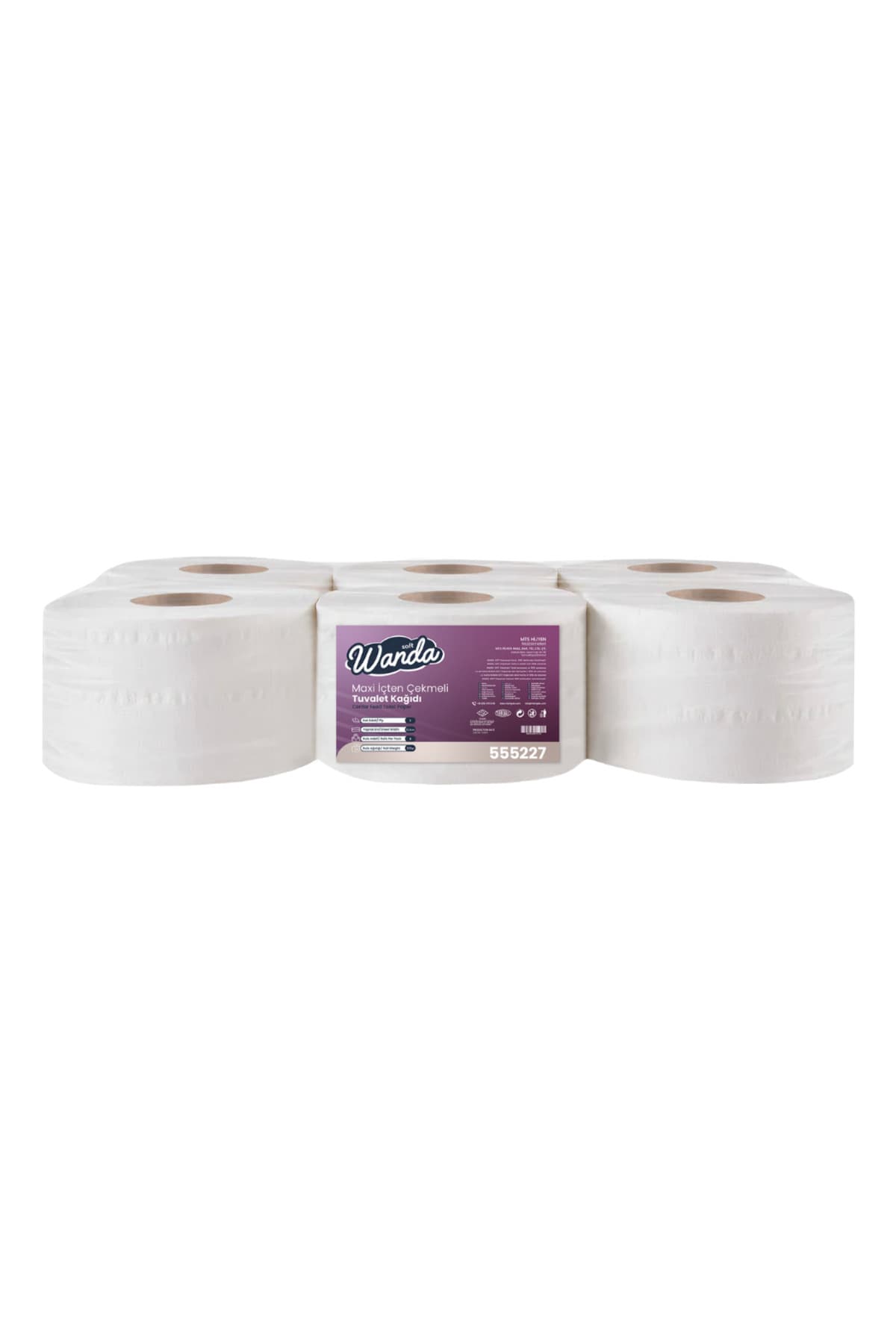 Maxi Cimri Tuvalet Kağıdı 6 kg 222 m, 6'lı Paket
