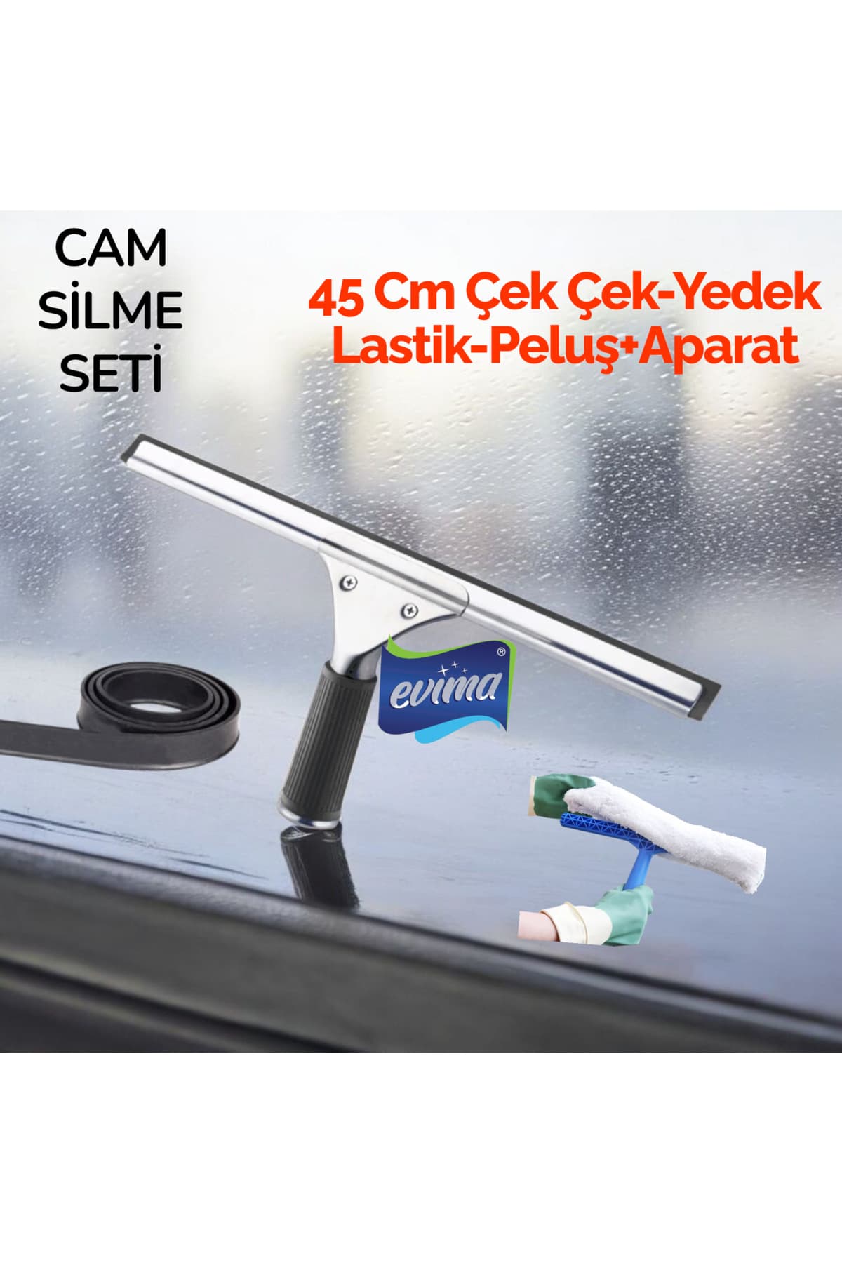 Aparat 45 Cm Cam Çeksil Metal