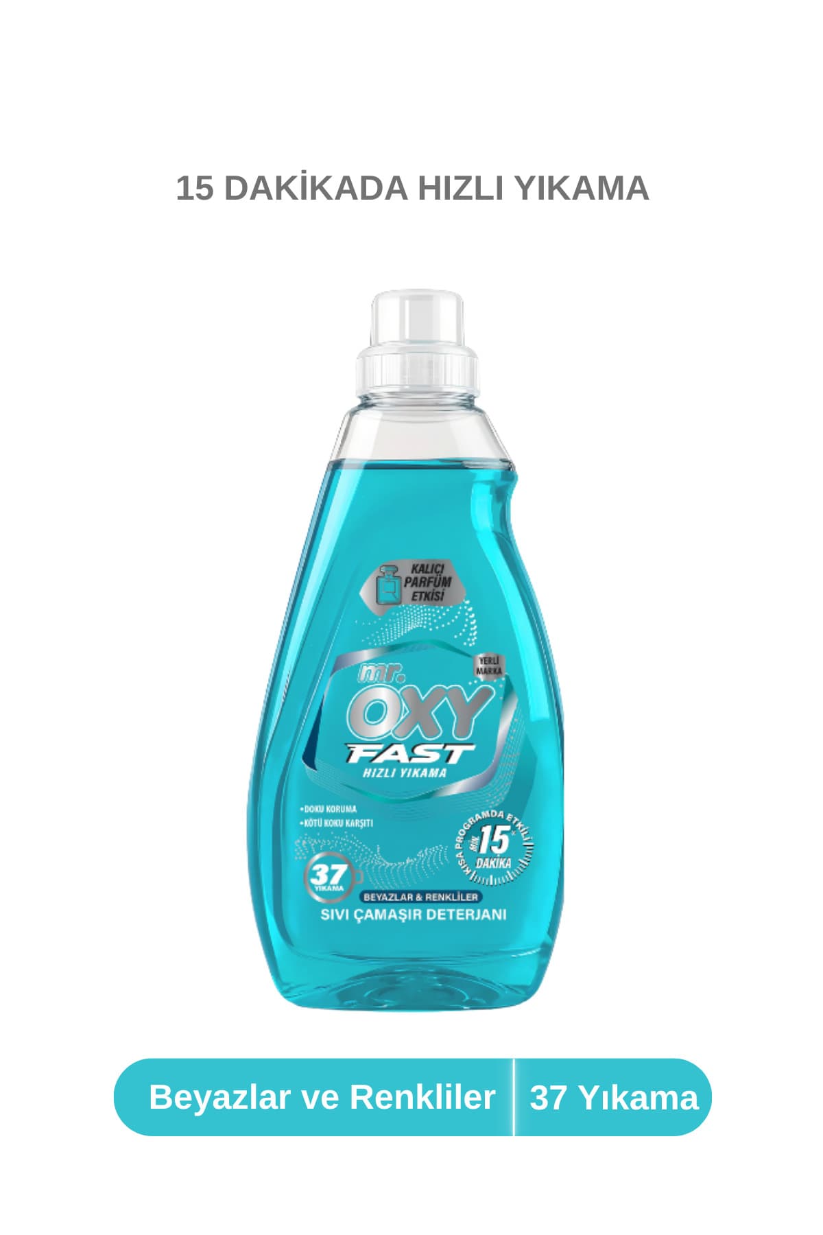 Mr.Oxy Sıvı Çamaşır Deterjanı Beyazlar 2,7 L