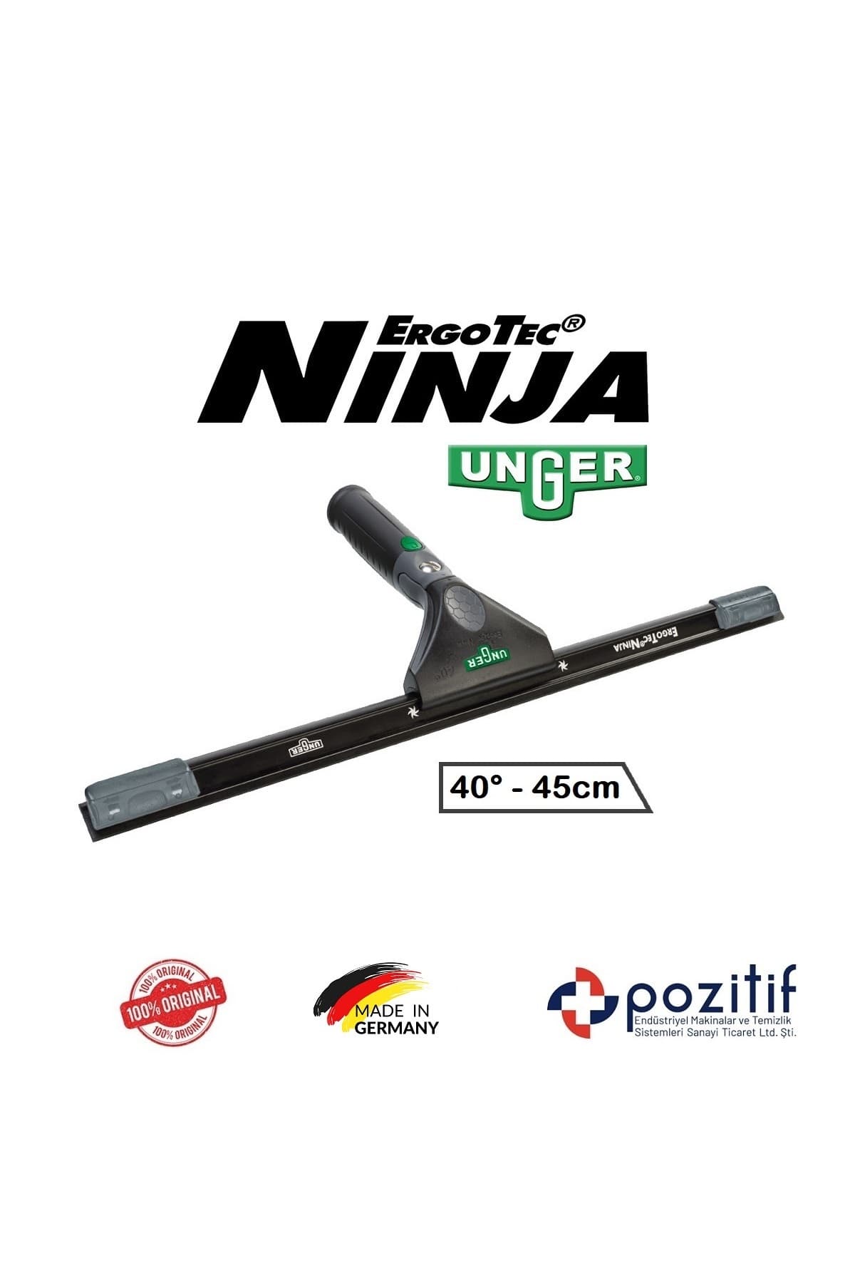 UNGER Cam Çek Metal 45 Cm