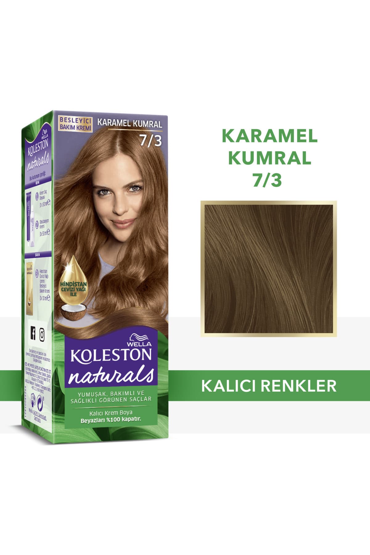 Koleston Naturals 7/3 Karamel Kumral *24
