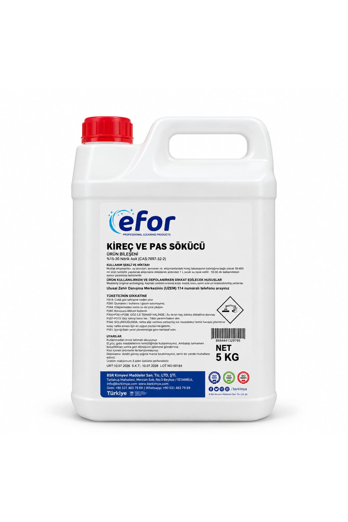 Kireç ve Pas Çözücü 5 KG
