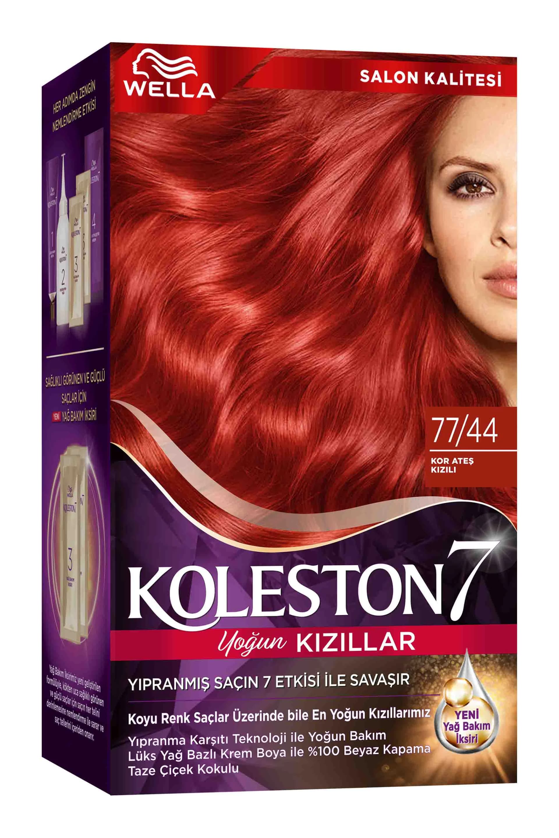 Koleston Supreme Kit 77/44 Kor Ateş Kızılı *18
