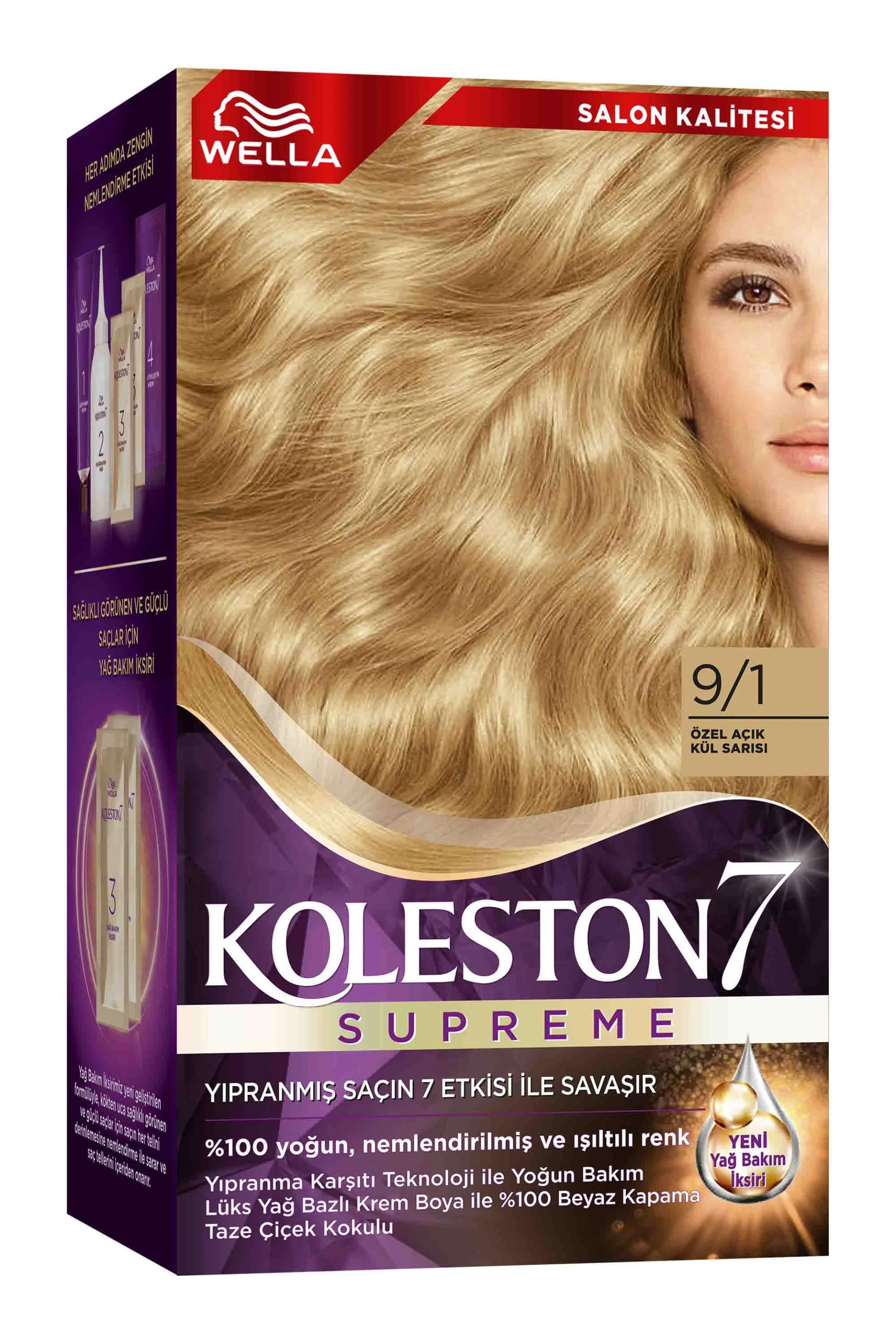 Koleston Supreme Kit 9/1 Özel Açık Kül Sarısı *18