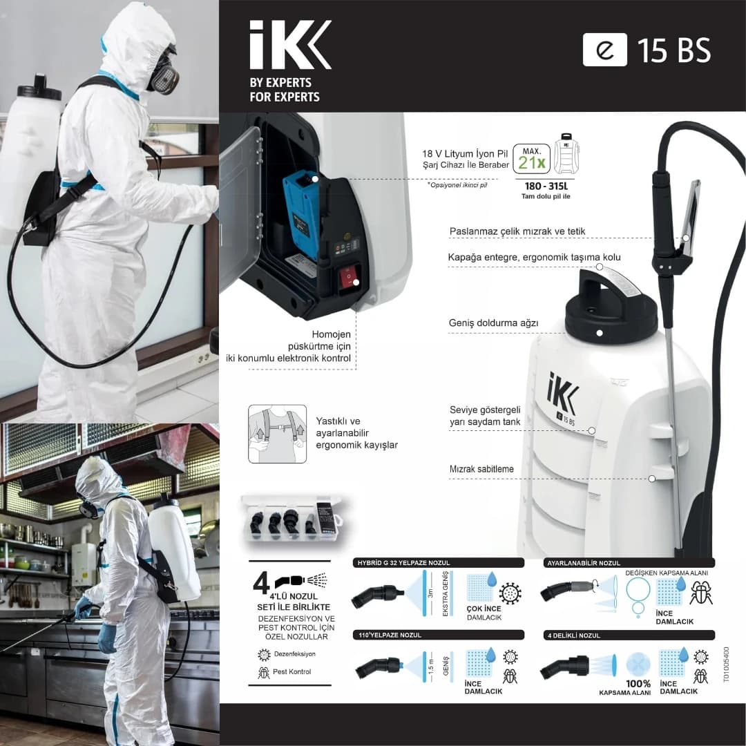 BLACKHORSE SIRT POMPASI 15 LİTRE