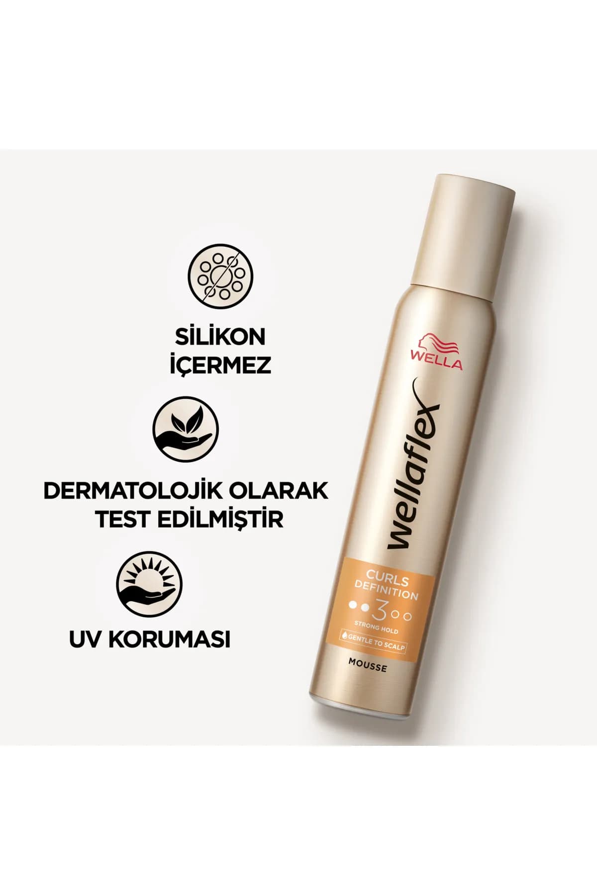 Yeni Wellaflex Saç Köpüğü 200ml Curls Definition*6
