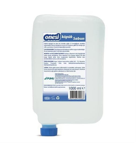 Kimyasal Antib. Köpük Sabun Kartuş 1000 Ml Onesi