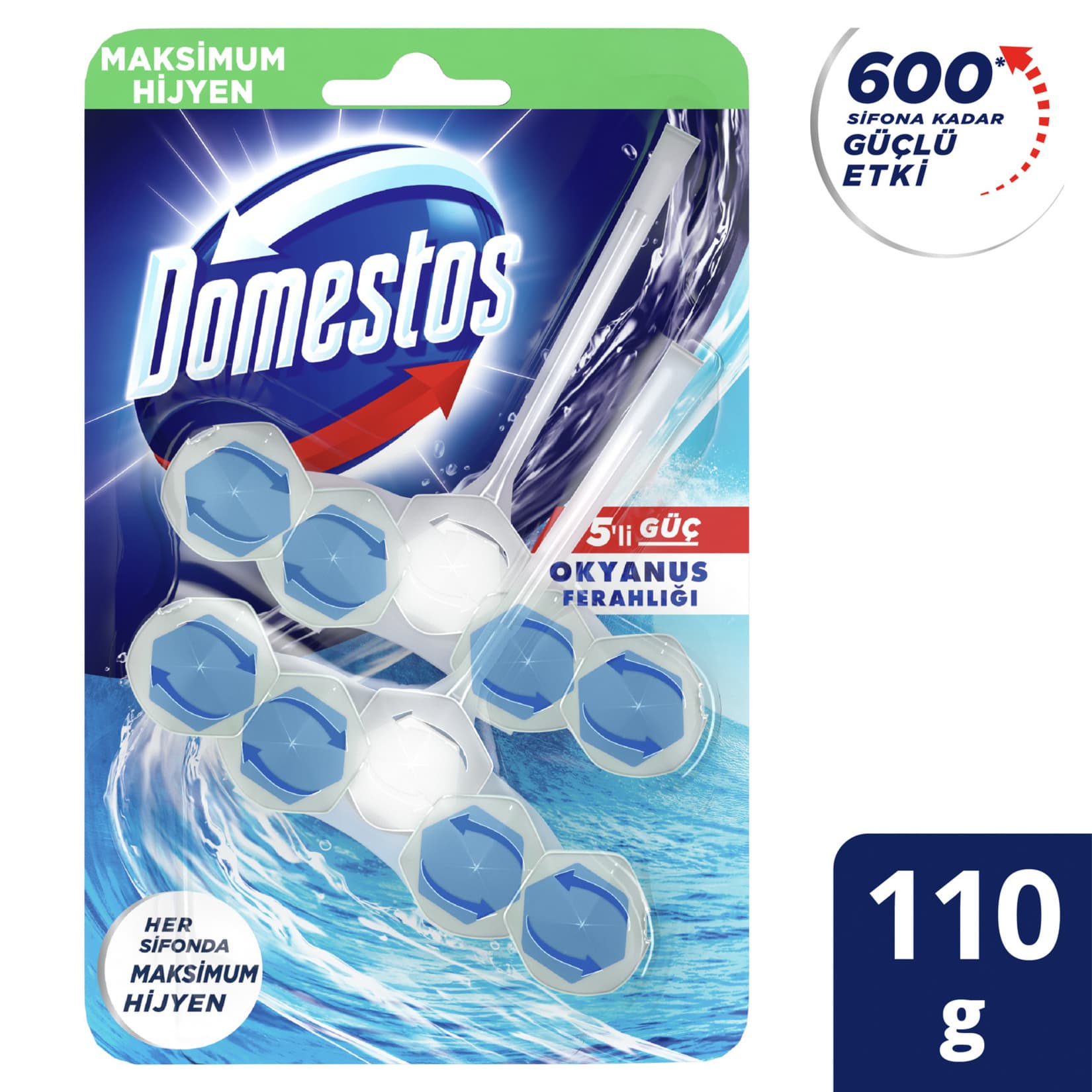Domestos Wc Blok 5li Güç 55 gr