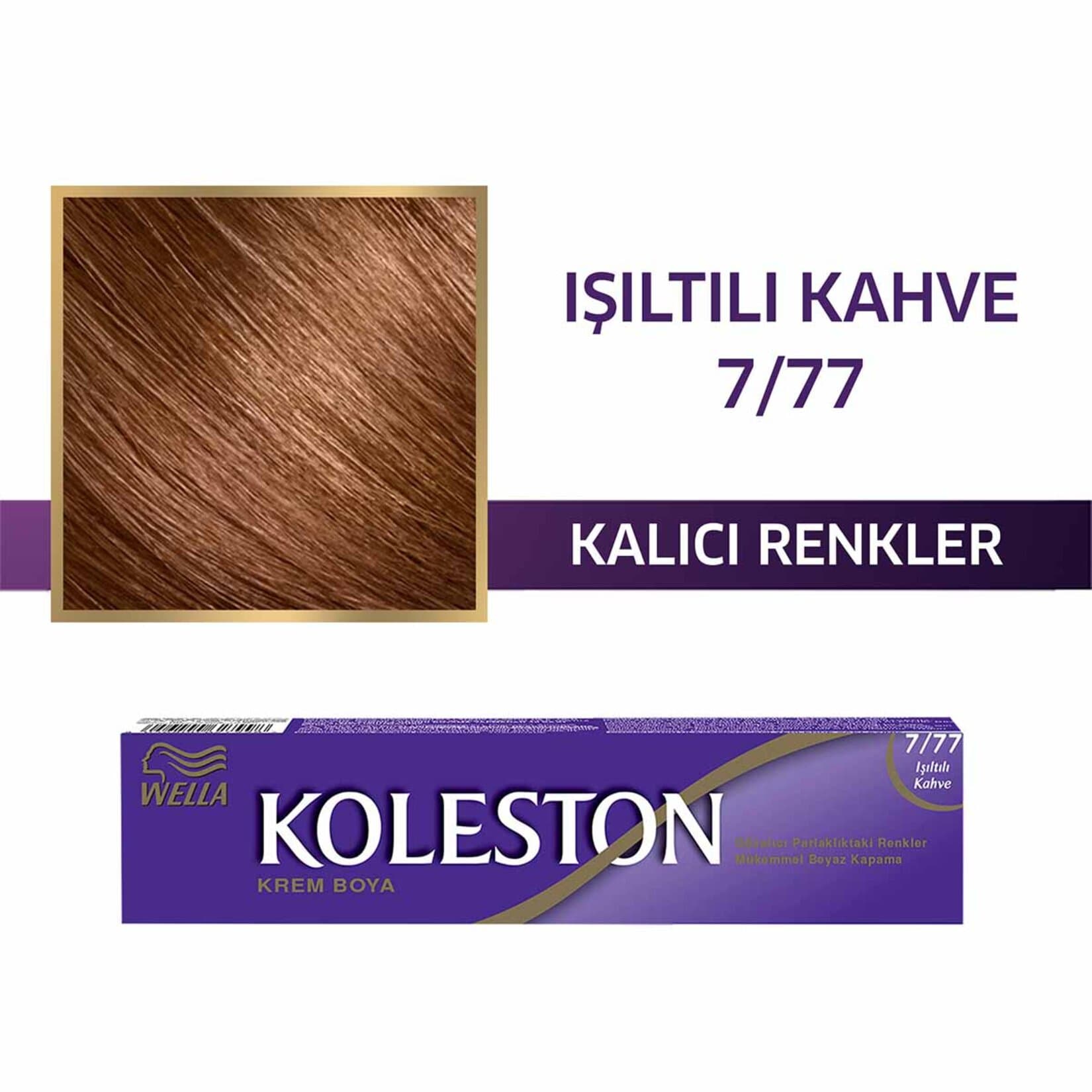 Koleston Single 7/77 Işıltılı Kahve *72