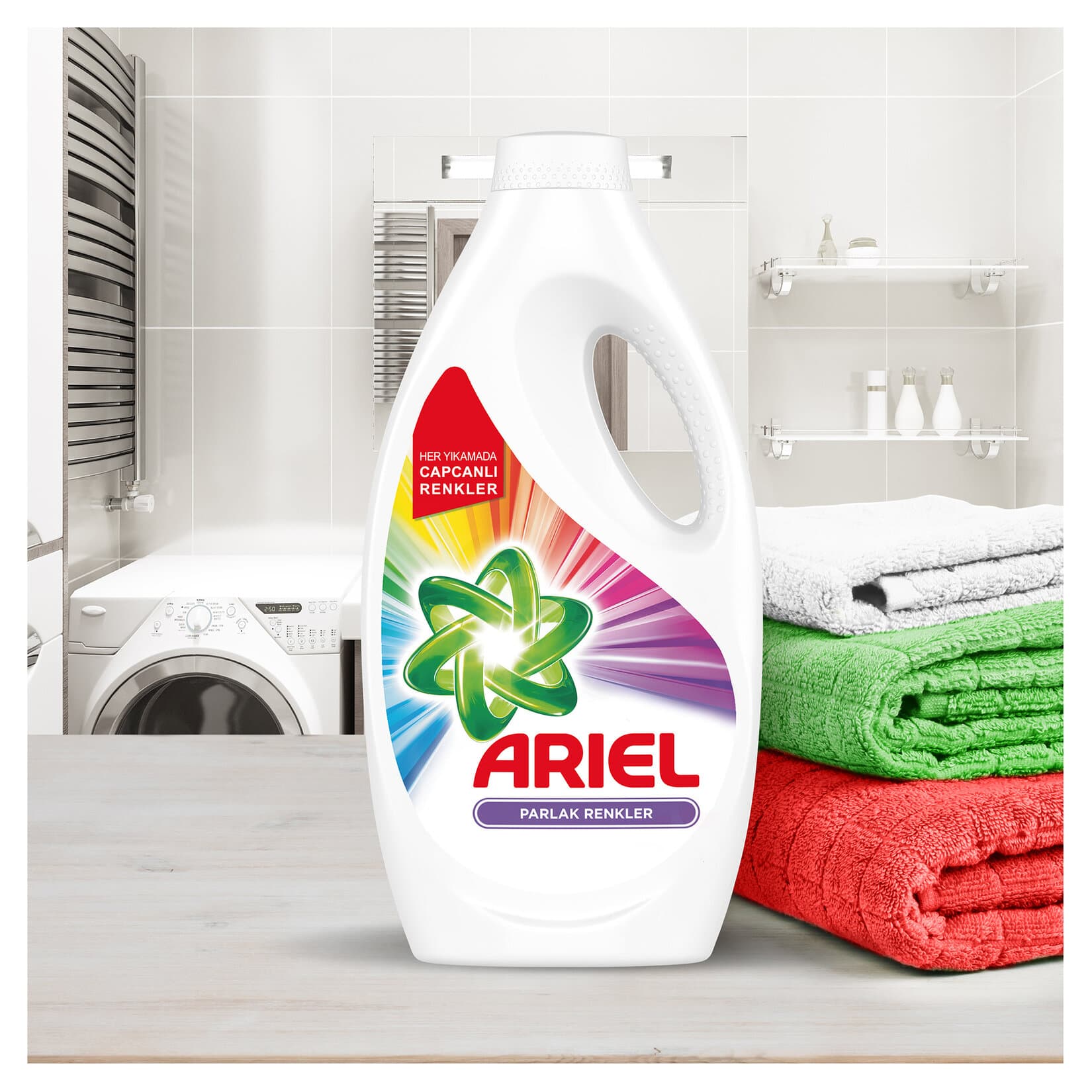Ariel Prof. Dağ Esintisi Sıvı Çamaşır Det. 4.55 L