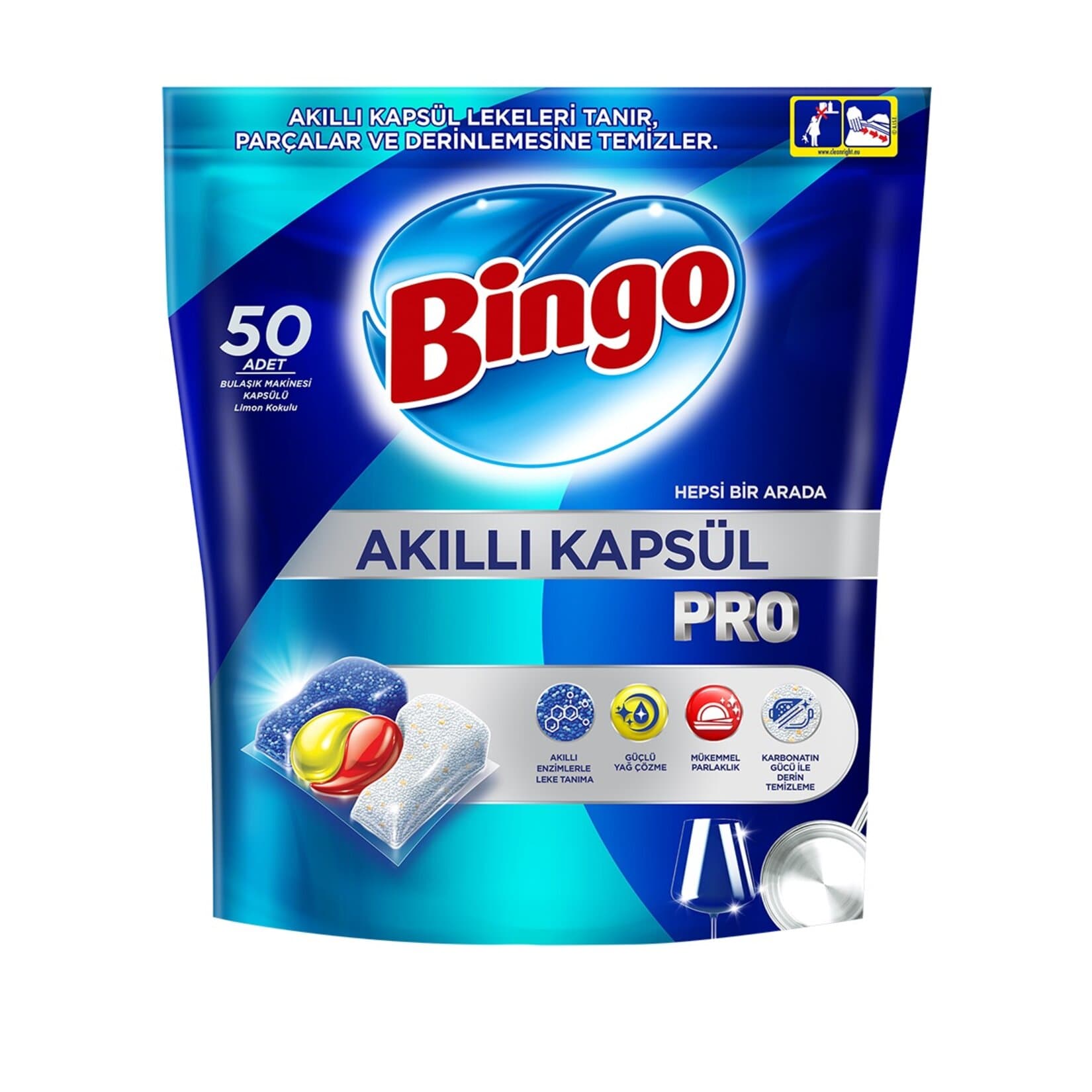 Bulaşık Tableti Hepsi 1 Arada 50 li (Bingo)