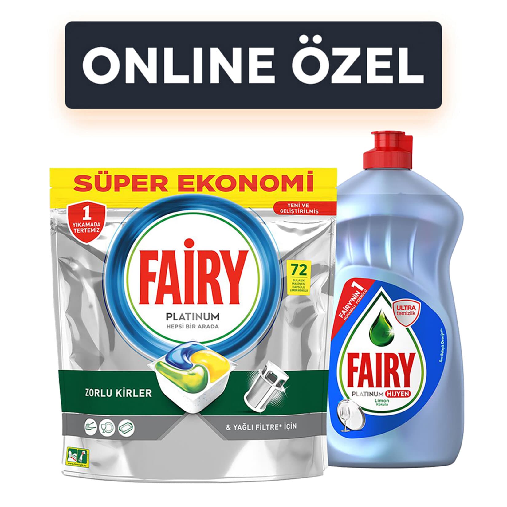 Fairy Platinum 72 Li Tablet Deterjan