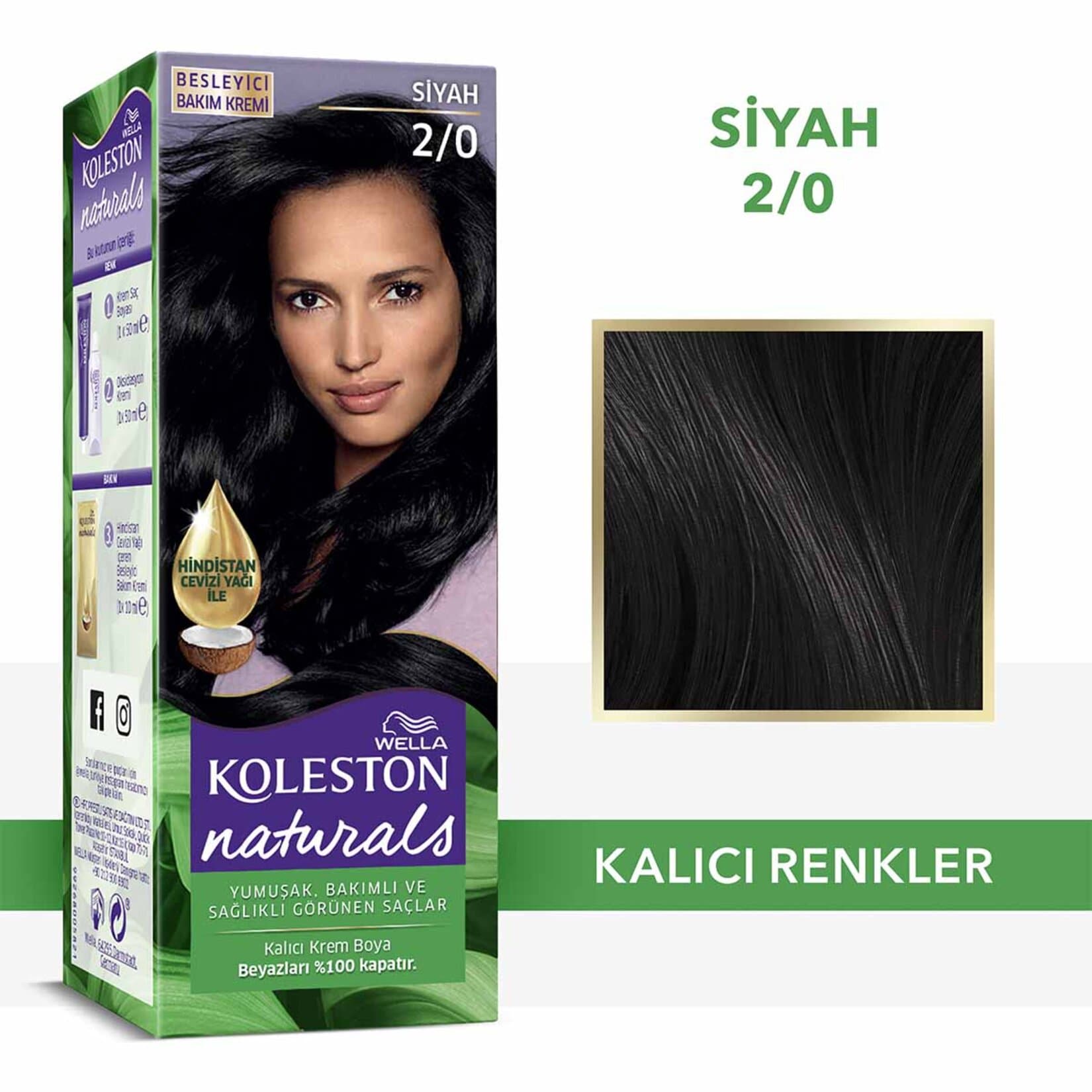 Koleston Naturals 2/0 Siyah *24