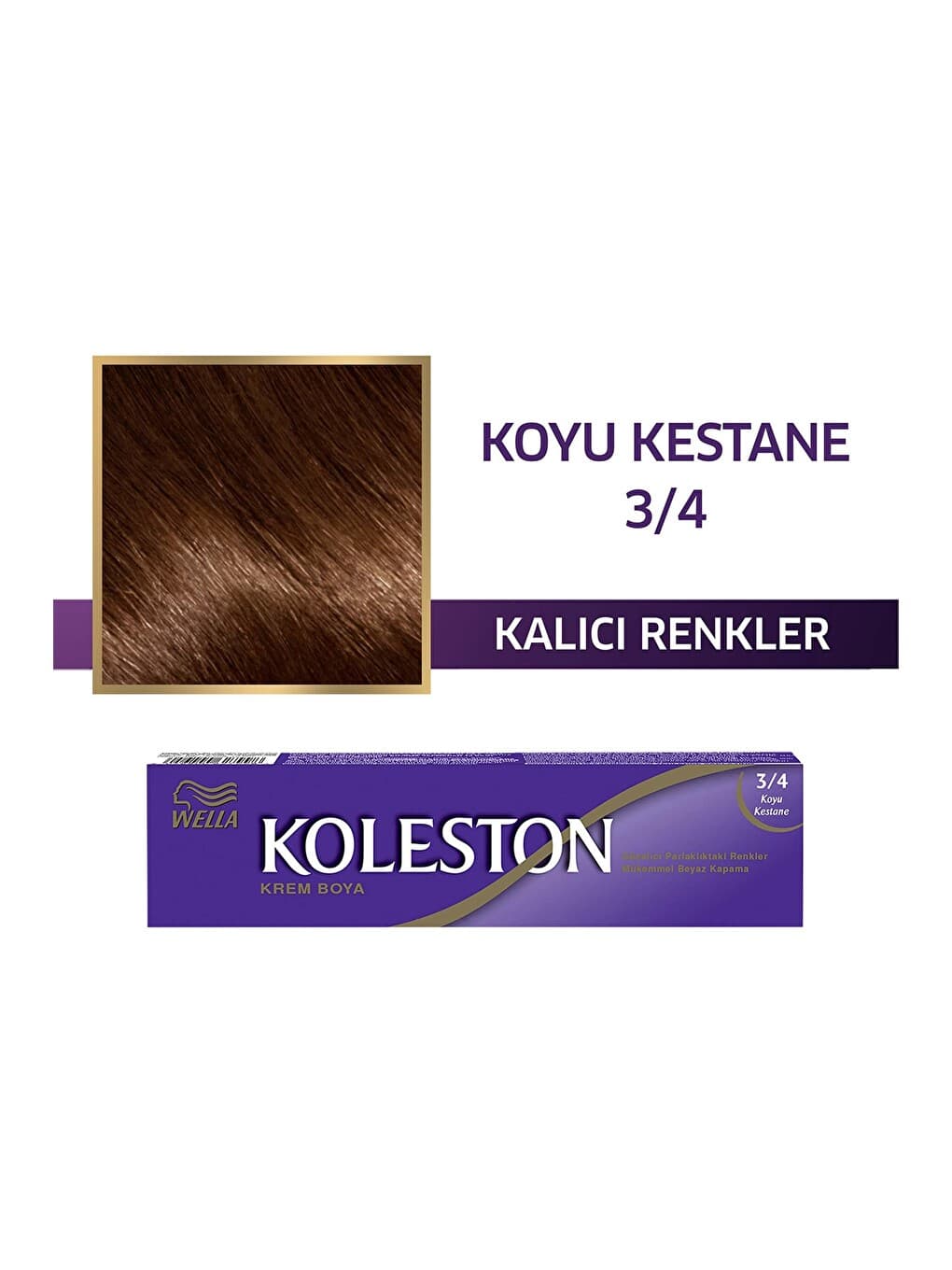 Koleston Single 3/4 Koyu Kestane *72