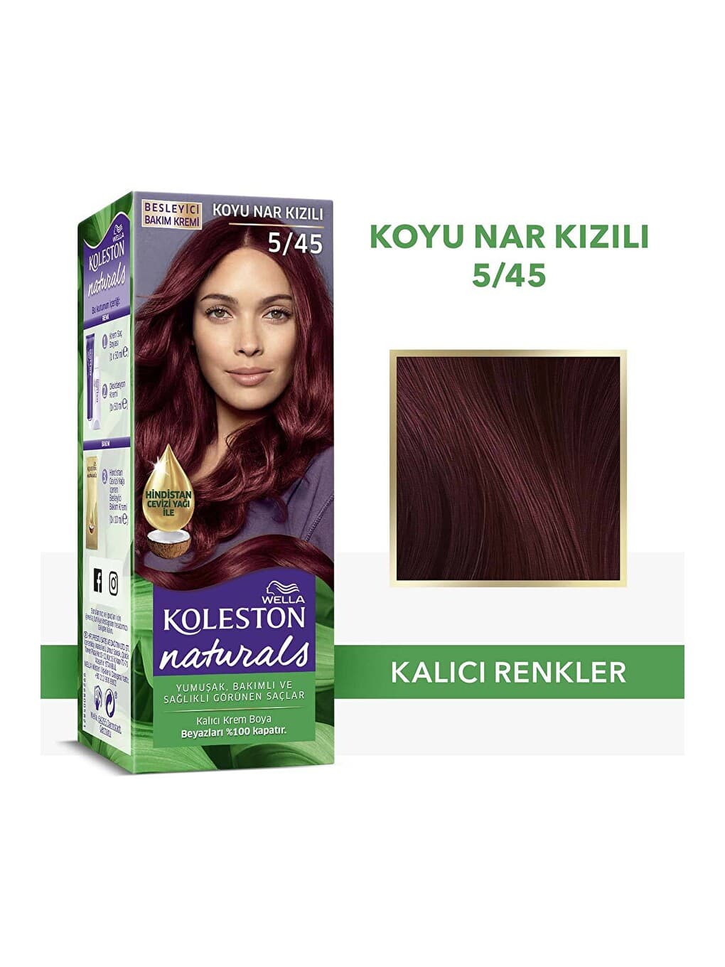 Koleston Naturals 5/45 Koyu Nar Kızılı *24