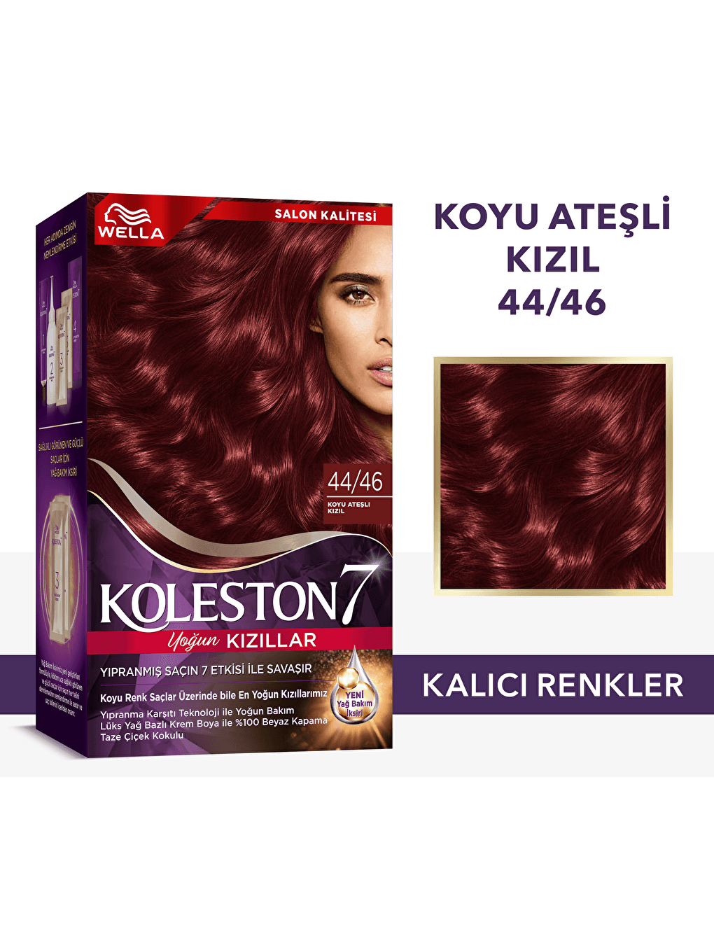 Koleston Supreme Kit 44/46 Koyu Ateşli Kızıl *18