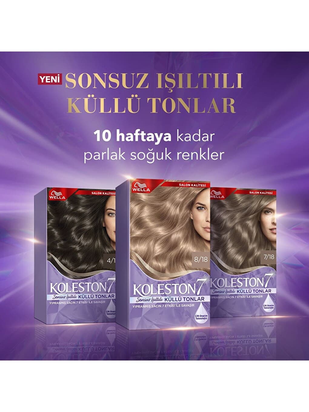 Koleston Supreme Kit 4/1 Gizemli Küllü Kumral *18