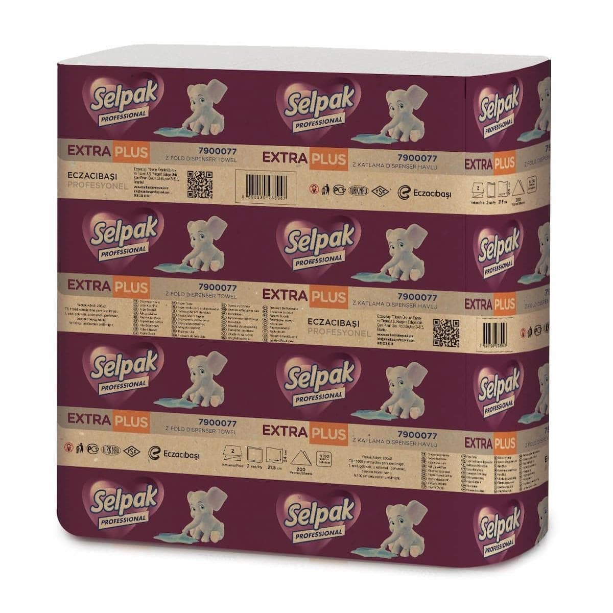 Z Katlı Kâğıt Havlu 200'lü (12 Pk Koli)