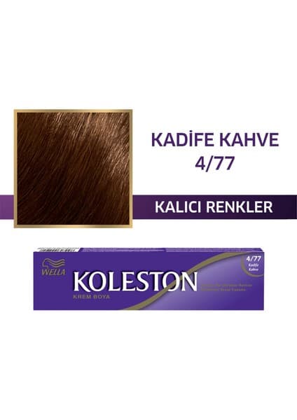 Koleston Single 4/77 Kadife Kahve *72
