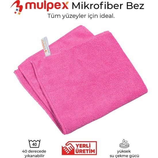 Bez Mikrofiber 40*40 Pembe 45 Gr