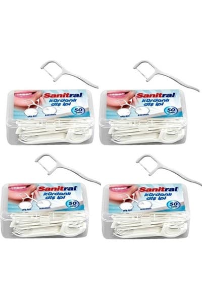 Kürdanlı diş ipi 200 li