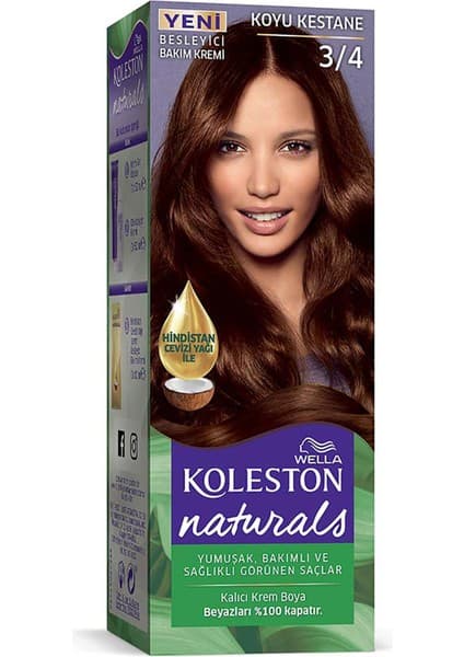 Koleston Naturals 3/4 Koyu Kestane *24