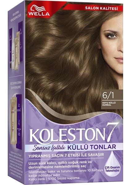 Koleston Supreme Kit 6/1 Koyu Küllü Kumral *18