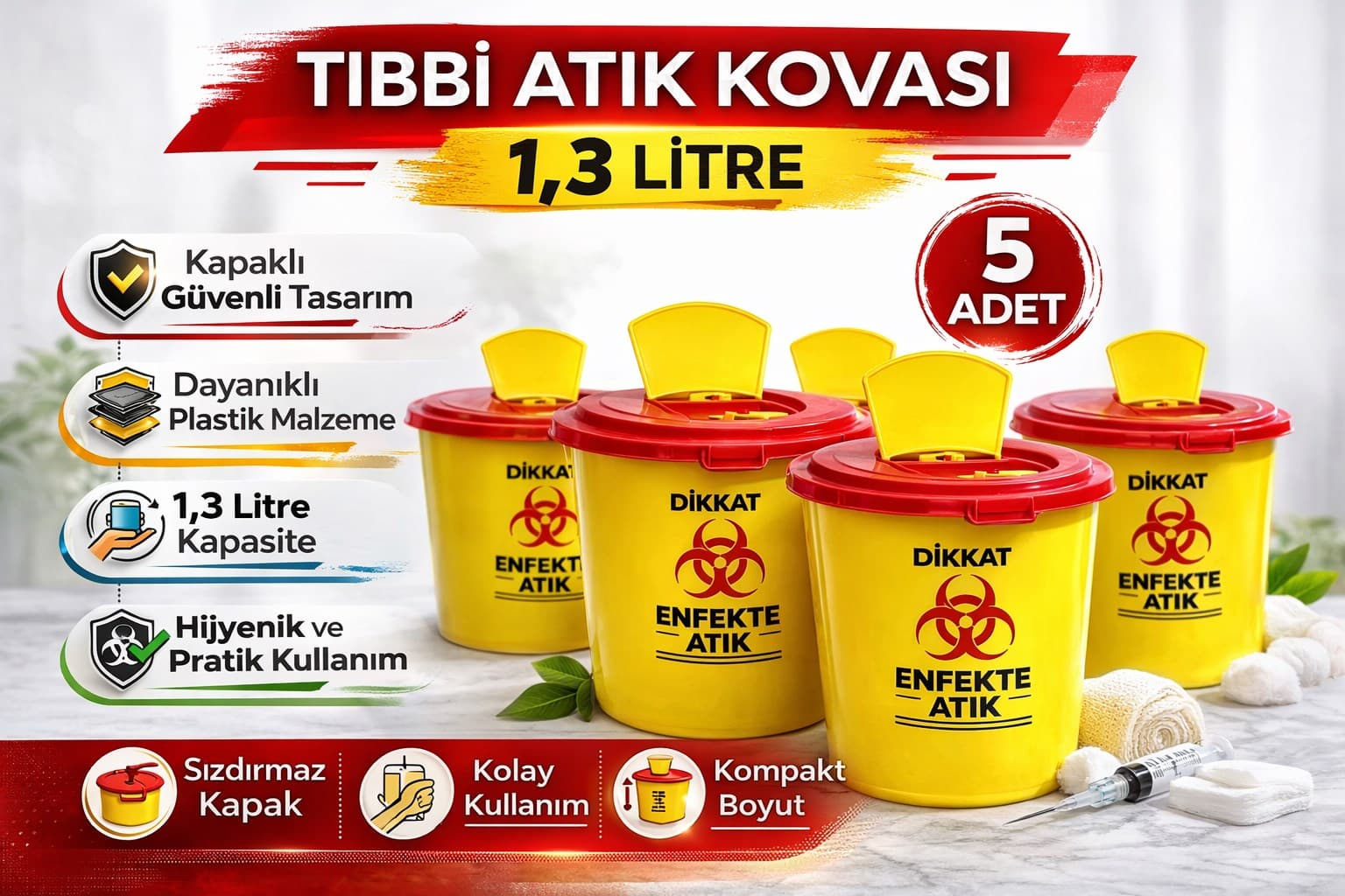 TIBBI ATIK KOVA 1.3 LT