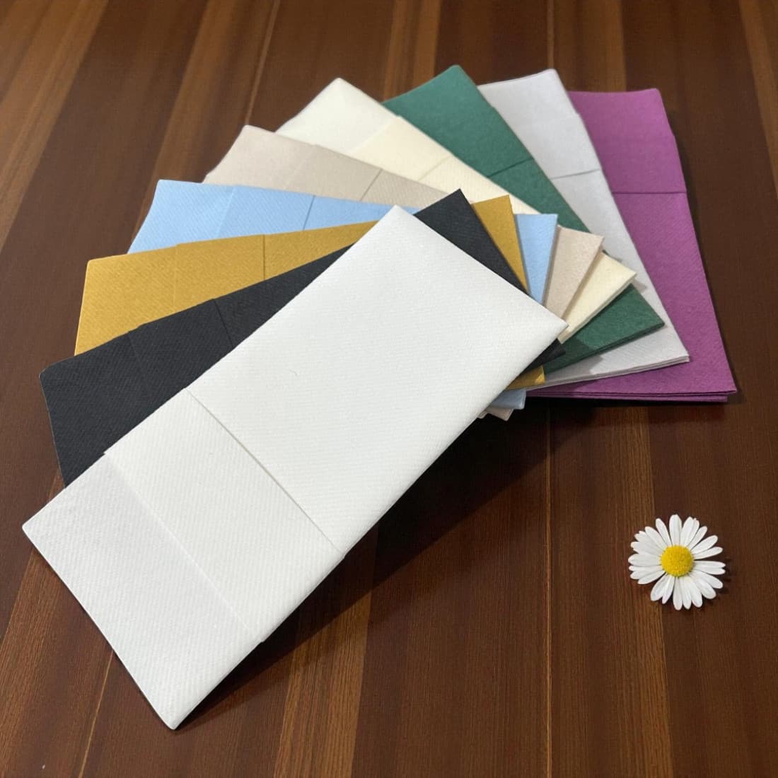 Peçete Airlaid Beyaz 40X24 la plume