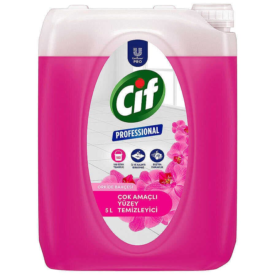 Cif Pro Yüzey Temizleyici Orkide Bahçesi 5 LT